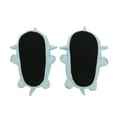 thumbnail image 7 of Triceratops Youth Blue Plush Slippers-XL, 7 of 7