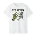 thumbnail image 3 of Six Seven 6 7 Meme Funny Witch Skeleton Hands Halloween T-Shirt, 3 of 5