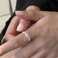 thumbnail image 3 of us6 a 10 anillo corazon anillo personalidad femenina moda anillos señoras, 3 of 8