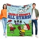 thumbnail image 1 of Los Todos Estrellas de Charlie Brown anti-pilling, suave, ligera, esponjosa y acogedora de lujo para hogar y cocina – Perfecta para niños y adultos,120X180cm, 1 of 6