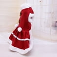 thumbnail image 3 of YUEHAO Christmas Dog Sweater Pet Dog Dress Solid Color Christmas Coat Sweatshirt Vest Pets Cat Warm Christmas Sweaters for Dogs (Red, L), 3 of 8