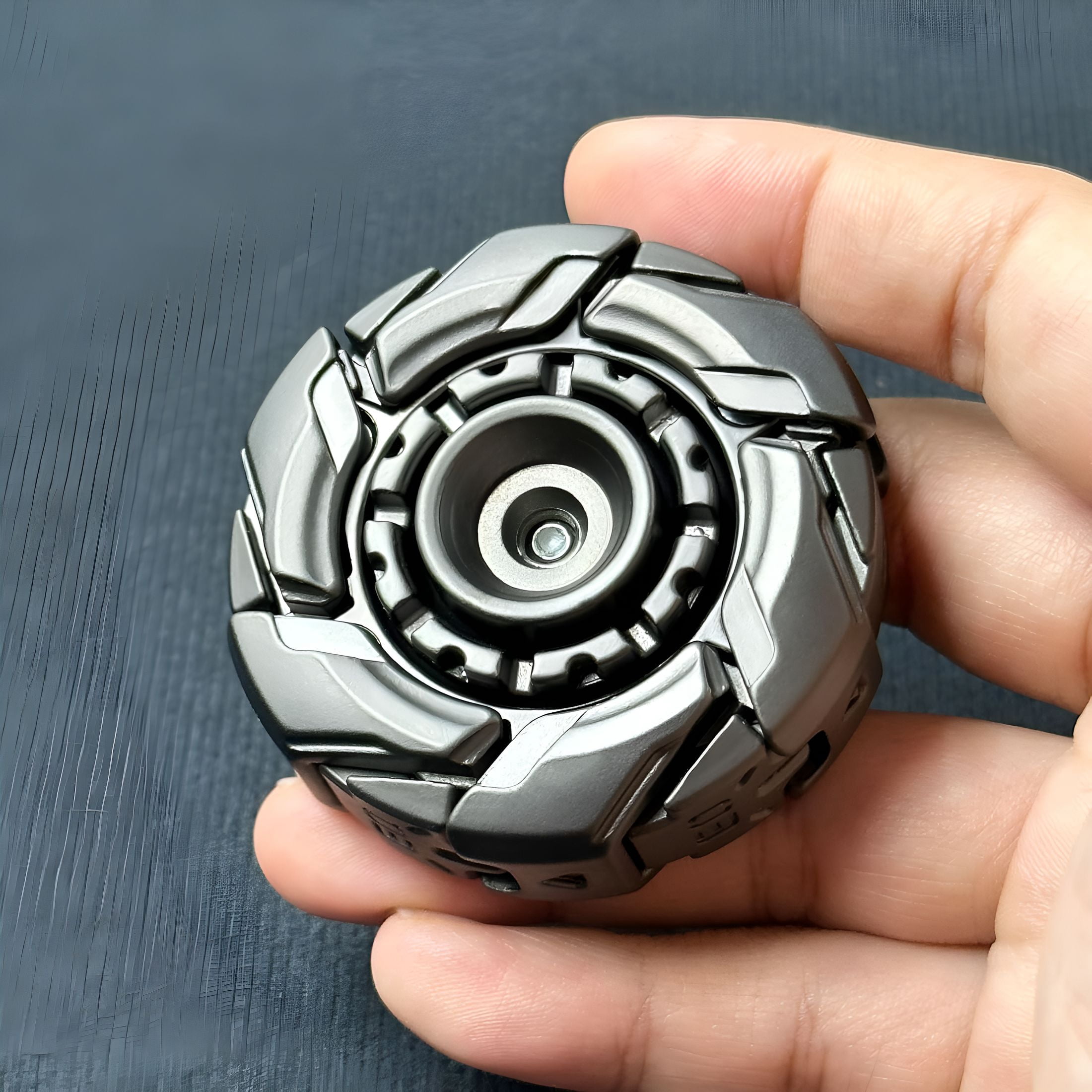 BESTSKY Fidget Sliders Open Armor Spinning Top Fidget Toys Stress Relief for Adults Magnetic Metal