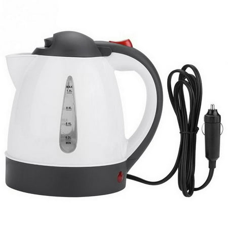 

Preup Car Electric Kettle Insulation Anti-Scald Car Travel Coffee Pot Tea Heater Boiling Water Durable Tool