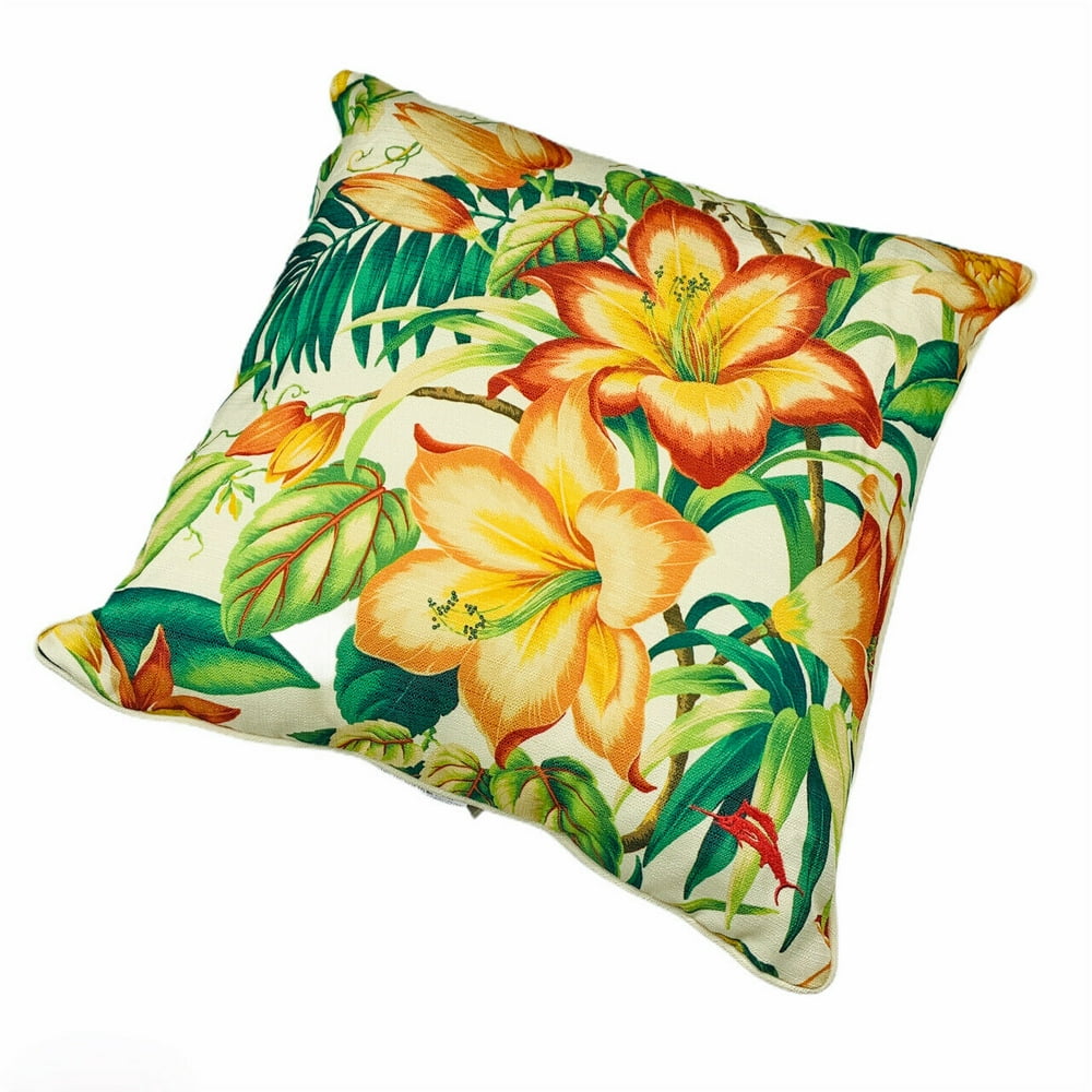 Tommy Bahama Indoor / Outdoor 2Pack Zippered Decorative Pillow, 20"x20