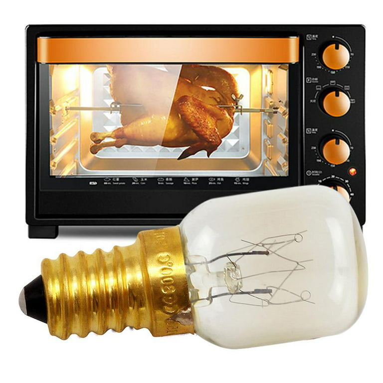 1pc T25 Oven Bulb AC 220V-240V High Temperature 25W 300 Degree E14 Oven  Lamps TS