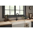 thumbnail image 6 of Moen Adler Matte Black Single Hole One-Handle Pull Down Kitchen Faucet, 87233BL, 6 of 10