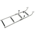 thumbnail image 2 of Boat Folding 4 Steps Ladder, Oval Steps Pontoon Removable Ladder Ergonomic Stern Mount Anti Slip  For Yachts, 2 of 8