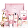 thumbnail image 1 of Set de baño y cuerpo de regalo LUCOTIYA con aceite esencial de rosa para mujer, 1 of 7