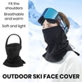 thumbnail image 1 of LJNYFDC Cycling Neck Protector Cover Cycling Face Guard Balaclava Elastic Drawstring Super Soft Windproof Cold Weather Winter Warm Neck Protector, 1 of 7