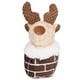 thumbnail image 1 of Juguete para masticar de felpa para perros, juguete suave resistente a las mordeduras para mascotas, juguete chirriante de Navidad para limpieza de dientes, alce, 1 of 13
