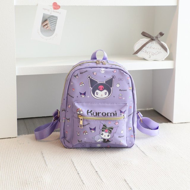 Pochacco-mochila Kawaii Sanrio para adolescentes, bolso escolar informal de cuero con corazón, My Melody, Mochila pequeña de dibujos animados, regalo, novedad
