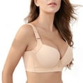 thumbnail image 2 of FallSweet Padded T Shirt Bras for Women Push Up Comfort Underwire Brassiere 34A to 46D, 2 of 4