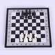 thumbnail image 3 of Juego de ajedrez internacional para niños y adultos. Tablero de ajedrez magnético plegable. M Negro Blanco, 3 of 9