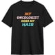 thumbnail image 2 of My Oncologist Does My Hair Men's Cotton T-Shirts Casual Basic Crew Neck Tshirts Short Sleeve Fashion Tee Shirts,, 2 of 6