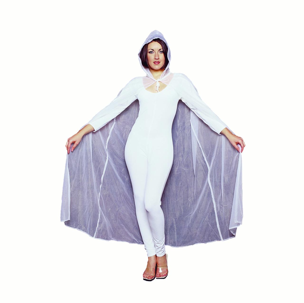 SHEER CAPEWHITE 54" W/HOOD