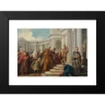thumbnail image 2 of Jean-François de Troy 14x11 Black Modern Framed Museum Art Print Titled - Mordecai's Disdain, 2 of 5