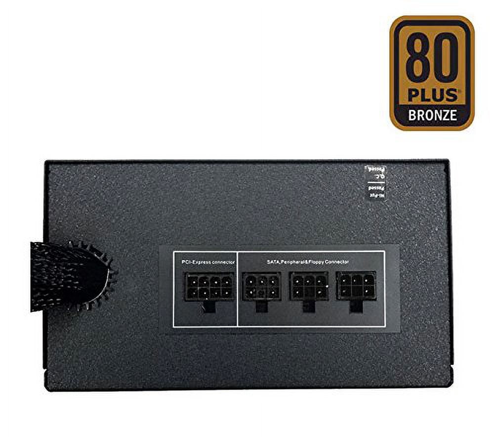 Apevia Signature ATX-SN1050W - Power supply (internal) - ATX - 80 PLUS Bronze - AC 115/230 V - 1050 Watt - active PFC - black sand blasted