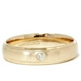 thumbnail image 1 of Mens Diamond Solitaire Band 14K Yellow Gold, 1 of 2