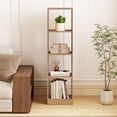 thumbnail image 2 of Patiojoy 56" Tall Bookcase, 4-Cube Bookshelf with 4 Anti-Tipping Kits Compact Toy Storage Cabinet, 2 of 9