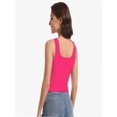 thumbnail image 6 of Women’s Sexy Sleeveless Crop Tops Scoop Neck Cropped Tank Top, 6 of 6