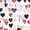 Navy Blue Pink Heart, variant on Dalrosia Circle Garland Glitter Hanging Polka Dots Streamer Banner Backdrop Kids Birthday Party Decoration Wedding Graduation Ramadan EID Engagement Bridal Baby Shower Bachelorette Decor