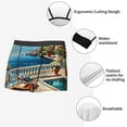 thumbnail image 4 of KLL Coastal Style Garden Villa Men's Cotton Boxer Briefs Underwear-X-Large, 4 of 8