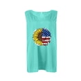 thumbnail image 3 of Gvmfive Women Plus Size American Flag Print Sleeveless Vest T Shirt 4th of July Round Neck Casual Tunic Tank Tops, 3 of 4