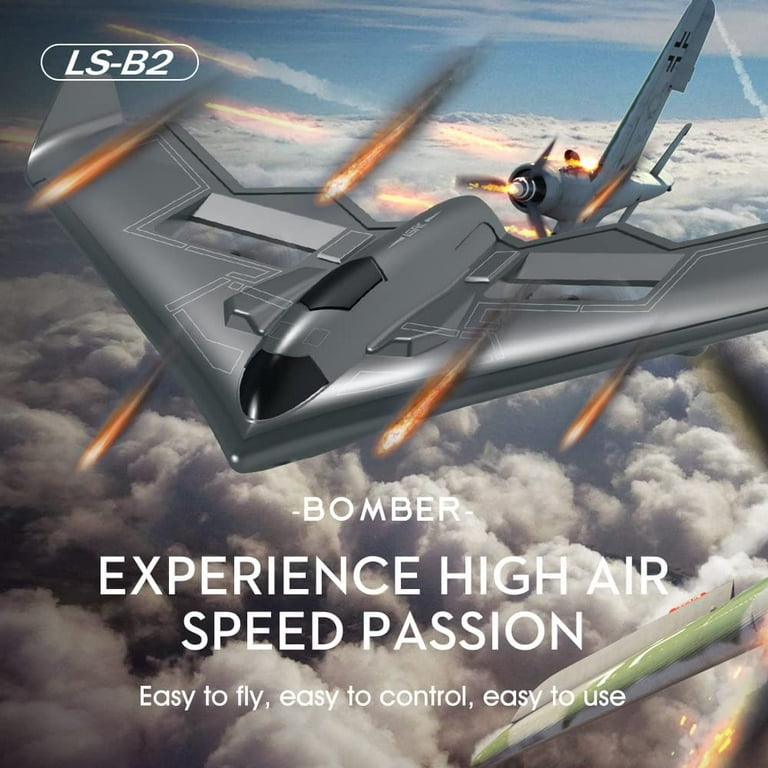 B 2 RC Plane B 2 Spirit Stealth Model Plane Jet Toy Drone 2.4Ghz