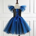 thumbnail image 3 of Disfraz de Maléfica de Disney 2024, vestido de Halloween para niñas, tutú elegante, vestido de bruja negro, vestido de fiesta para niños, cosplay, reina demonio, ropa de bruja, 3 of 5