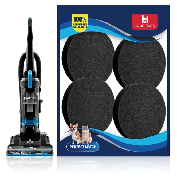 4 Pack 3313 Replacement Filters Compatible with BISSELL PowerForce Helix Bagless Upright Vacuum 3313/3333, Washable and Reusable, Filter Part#1608225