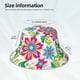 thumbnail image 3 of Balery Vector Mexican Otomi Style Bright Sombreros para el sol para hombre y mujer, sombrero de pescador con UPF 50+, 3 of 6