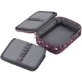 thumbnail image 3 of High Capacity Zipper Pens Pencil Case- Multi-Functional Stationery Pencil Pouch 72 Slots Colored Pencil Case Portable Pencil Bags With 2 Removable Sleeves(Purple Star), 3 of 7