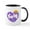 White/Black Inside, variant on CafePress - Furby Heart - 11 oz Ceramic Mug - Novelty Coffee Tea Cup