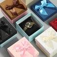 thumbnail image 3 of Maytalsory 1/2/3/5 Paper Packaging Box Portable Decorative Cute Replacement Rectangular Jewellery Watch Earring Gift Case Wrapping Black 1 Pc, 3 of 6