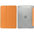 thumbnail image 5 of iPad PRO 11 Inch 1st [ PRO 11 2018 1 Gen ] A1980 A1934 A2013 A1979 Smart Trifold Lightweight Soft Silicone Transparent Front & Back Cover - Orange, 5 of 5