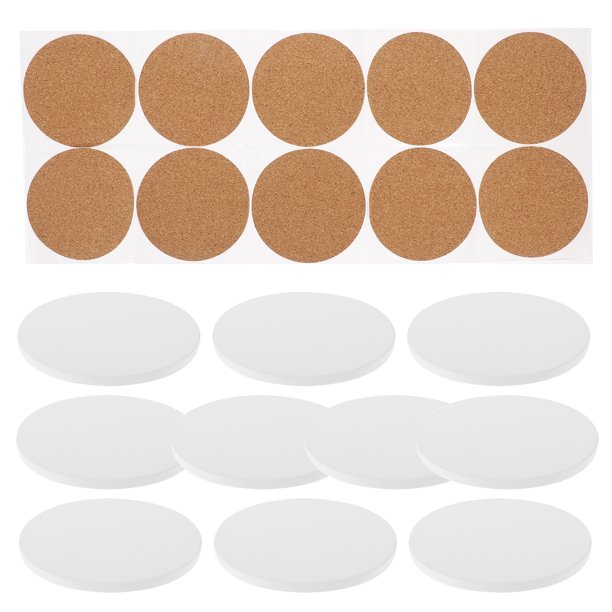 Juego de 10 posavasos de cerámica absorbentes para transferencia de calor, antiescaldaduras, para hacer uno mismo.