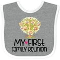 thumbnail image 3 of Inktastic My First Family Reunion Boys or Girls Baby Bib, 3 of 4