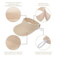 thumbnail image 2 of PENGXIANG Summer Breathable Sunshade Beach Hat Lady's Straw Hat With Velcro Cool Adult Sun Protection Folding Wide Brim Sun Cap, 2 of 6