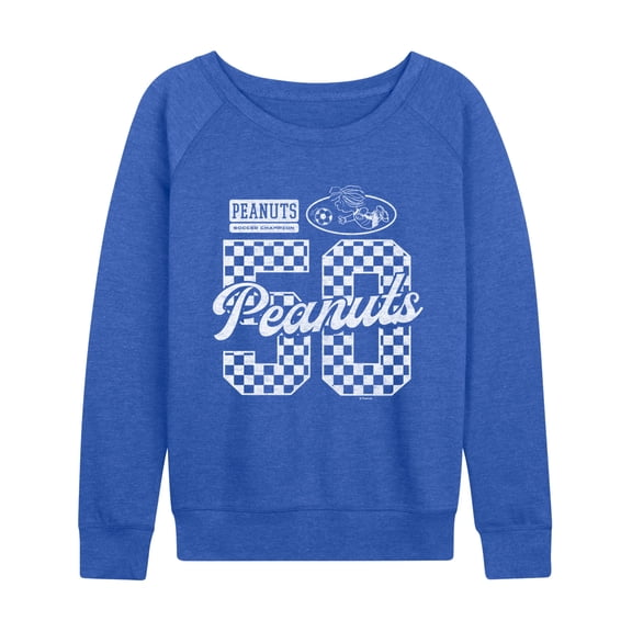 Peanuts - Patty Jersey Soccer - Women's French Terry Long Sleeve Pullover