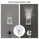 thumbnail image 3 of Fotbe Cute Cats Luz Nocturna LED, Luz de Noche con Sensor de Luz Natural de Anochecer a Amanecer, Se Enchufa a la Pared, Blanco Cálido 0.5W-US, 3 of 7