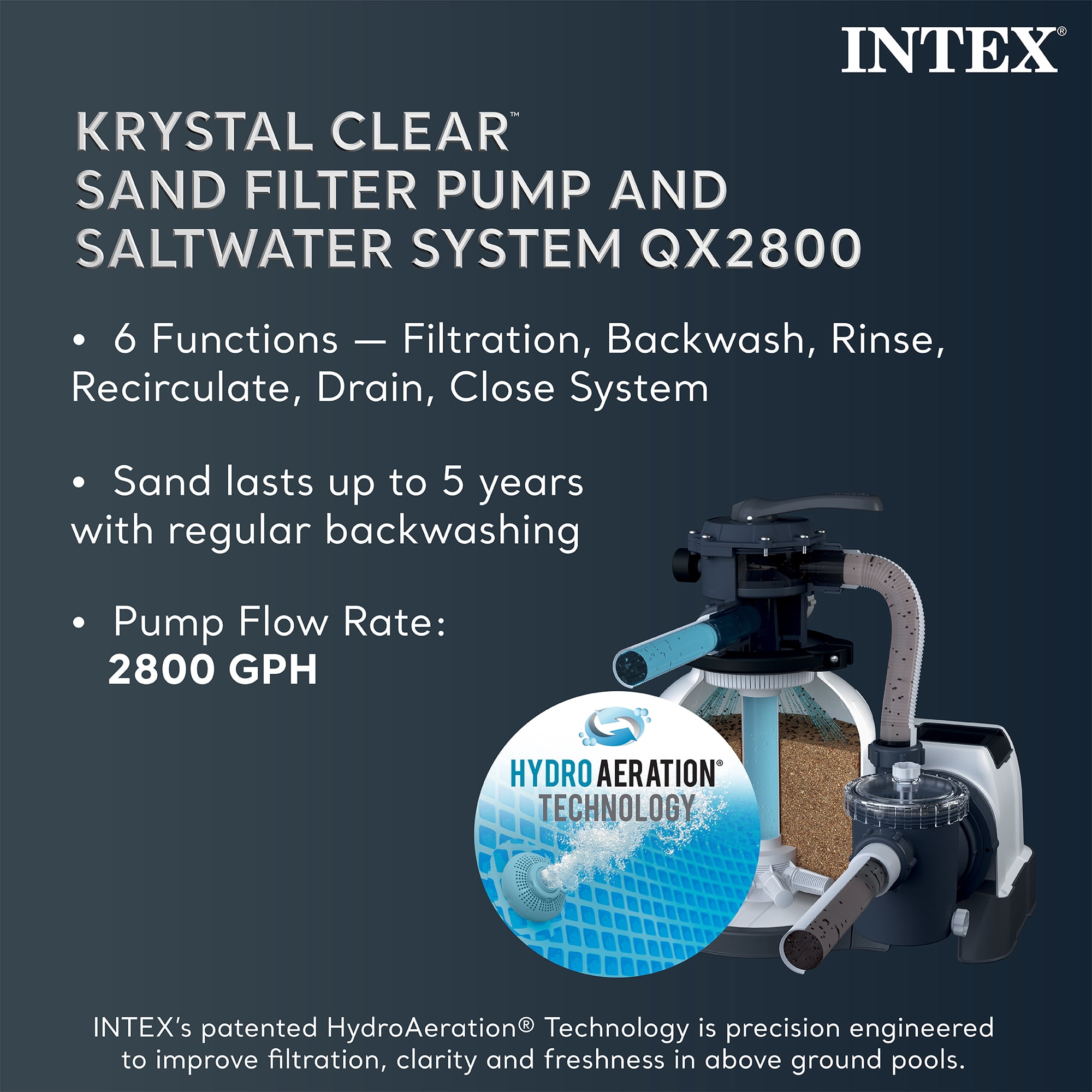 Intex Ultra XTR 32' x 16' x 52" Above Ground Pool & OptiFlow Premium Filter Sand
