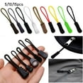 thumbnail image 5 of 5/10/15pcs Hot Bags Clip Buckle Outdoor tools Zip Puller Replacement Ends Lock Zips Zipper Pull Cord Rope Pullers 10PCS STYLE 5, 5 of 8