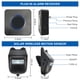 thumbnail image 3 of Sistema de alarma, sistema de alarma solar, sistema de alerta de seguridad con sensor y detector de movimiento para exteriores totalmente resistente a la intemperie, 1 receptor y 1 sensor, timbre inal, 3 of 9