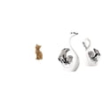 thumbnail image 1 of Elegante conjunto de figuras de resina de gato y cisne para sala de estar, dormitorio, estantería, mesa, centro de mesa, decoración de entrada. Adorno, 1 of 8