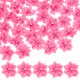 thumbnail image 1 of Uxcell 200-pack Flores de Cinta de Satén, Flores de Tela Mini de 1.2 Pulgadas con Strass para Manualidades y Proyectos de Bricolaje Rojo Melocotón, 1 of 1
