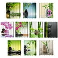 thumbnail image 4 of 3D Waterproof Shower Curtains Linen Bathing Drape Bathroom Decoration Type 2 180x180cm, 4 of 6