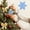 Blue, variant on WEGFTDUOP Winter Acrylic Snowflake Ornaments Blue Translucent Snowflake Crystal Christmas Pendant Beads Suitable For Christmas Tree Pendants Party Wedding Art Crafts Dec