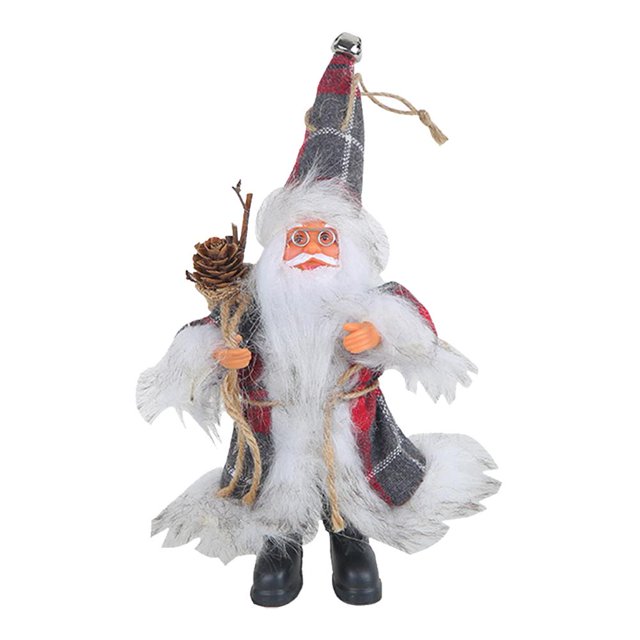 Muñecos de Papá Noel de 7 pulgadas, versátiles para el hogar, niños, regalos Naviidad (A)