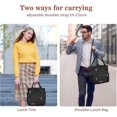 thumbnail image 2 of SCSYV Lunch Box for Women/Men-Insulated Lunch Bag-Expandable Double Cooler Bag-Reusable Adult Lunchbox with Adjustable Shoulder Strap (, 2 of 5