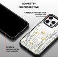 thumbnail image 4 of Magnetic Case for iPhone 13 Pro Max, 10ft Military-Grade Protection, Compatible with Magsafe, Shockproof Phone Case for iPhone 13 Pro Max - Wild Meadow - Clear Black, 4 of 7